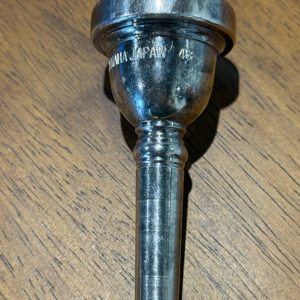 Yamaha Silver Trombone Mouthpiece - Picture 7 of 8